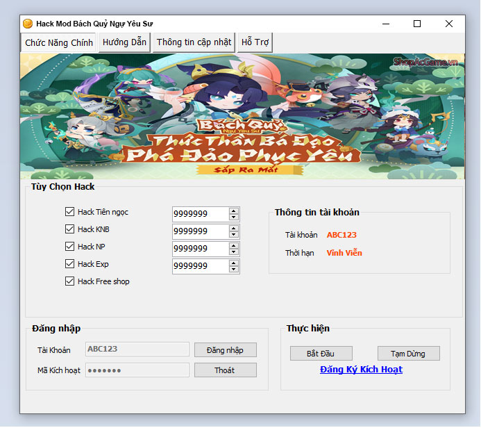 Hack Mod Bách Quỷ Ngự Yêu Sư