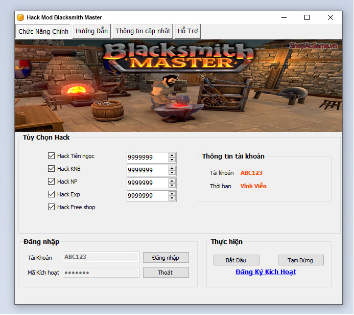 Hack Mod Blacksmith Master