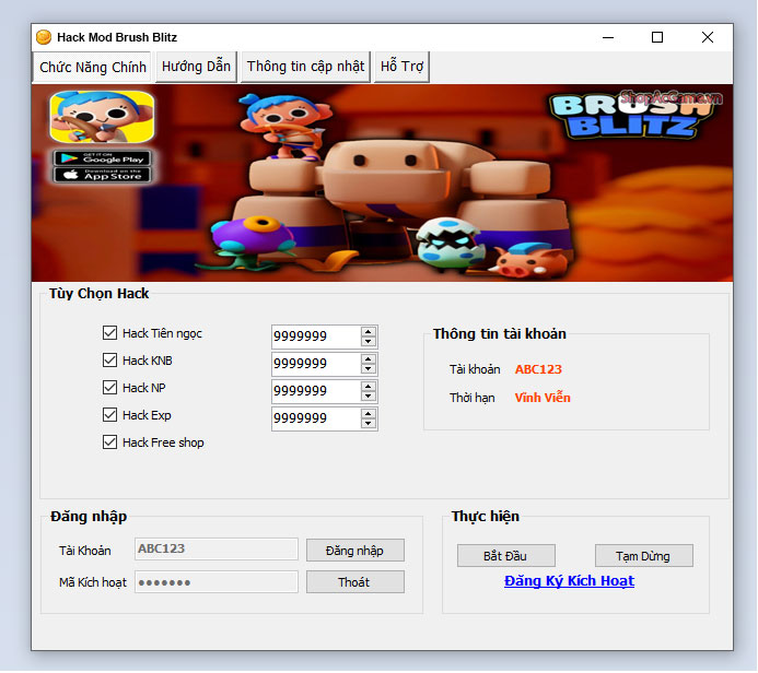 Hack Mod Brush Blitz