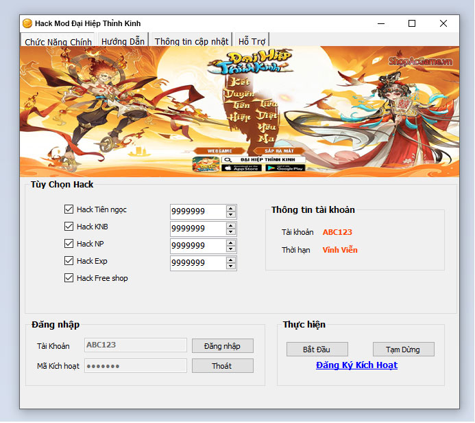 Hack Mod Đại Hiệp Thỉnh Kinh