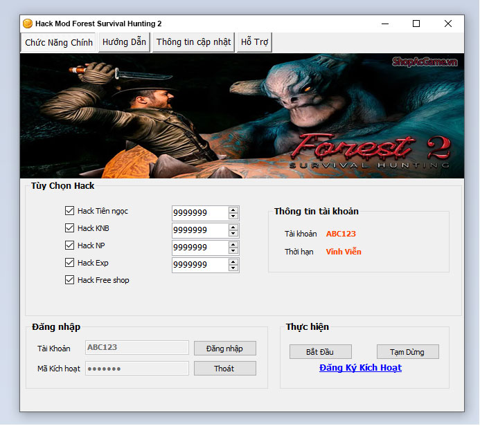 Hack Mod Forest Survival Hunting 2
