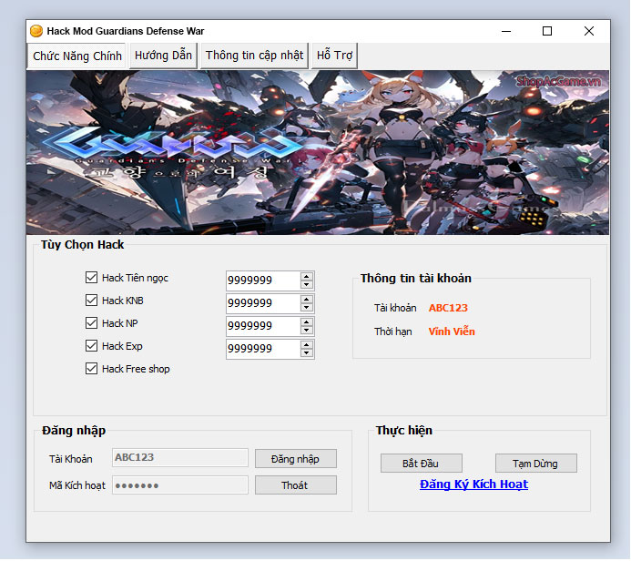 Hack Mod Guardians Defense War