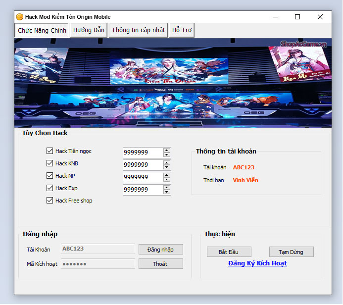 Hack Mod Kiếm Tôn Origin Mobile