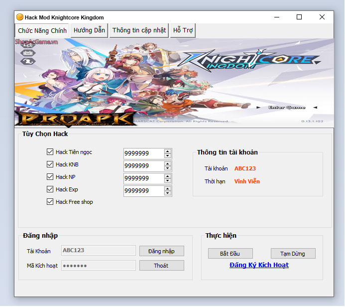 Hack Mod Knightcore Kingdom