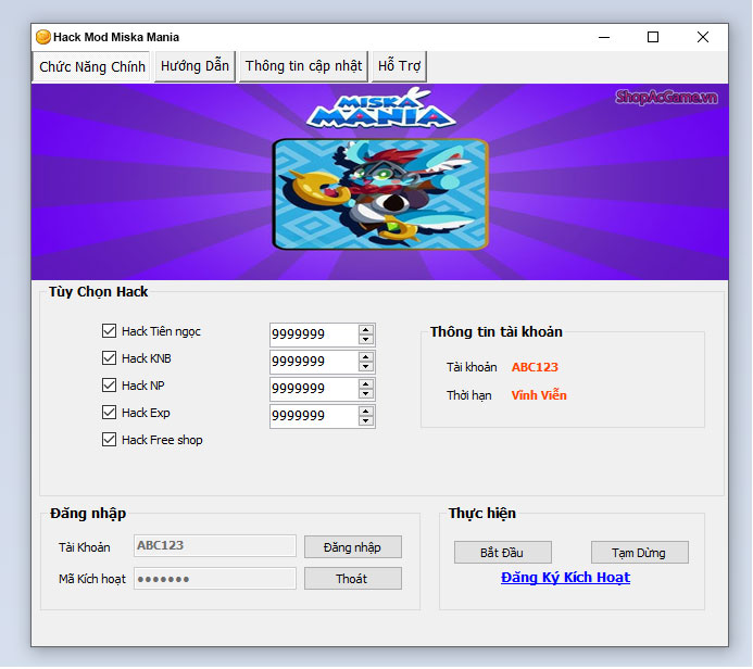 Hack Mod Miska Mania