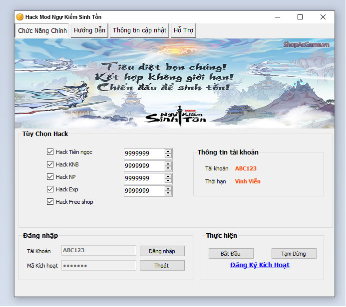 Hack Mod Ngự Kiếm Sinh Tồn