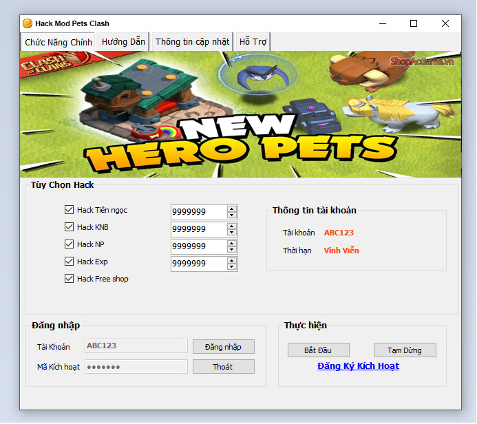 Hack Mod Pets Clash