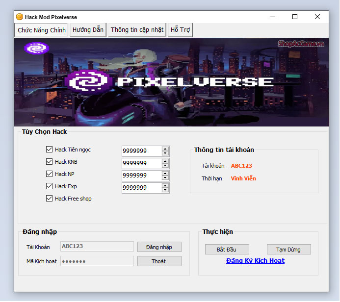 Hack Mod Pixelverse