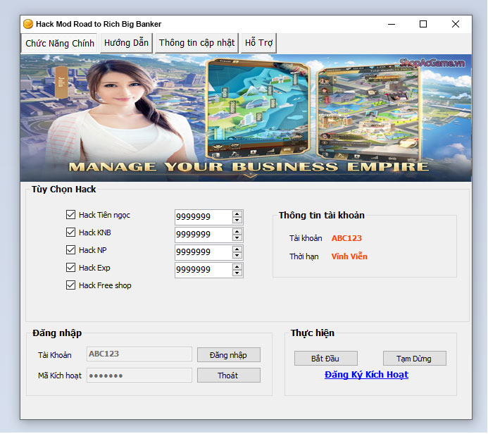 Hack Mod Road to Rich Big Banker