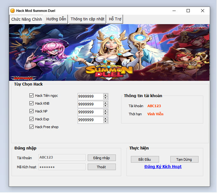 Hack Mod Summon Duel