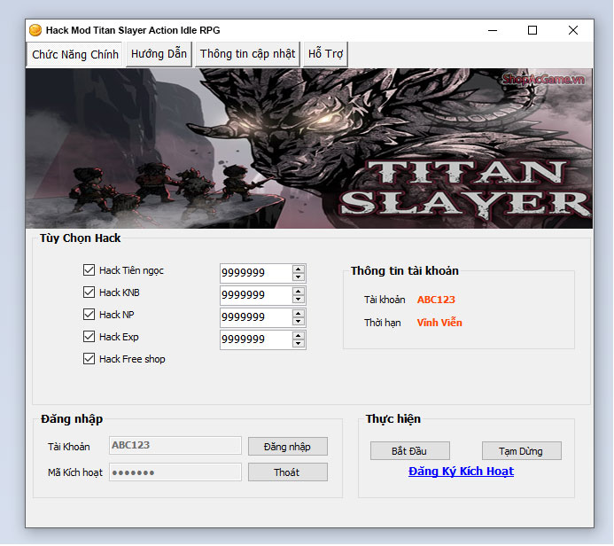 Hack Mod Titan Slayer Action Idle RPG