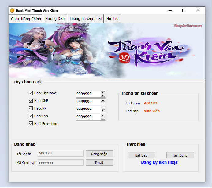 Hack Mod Thanh Vân Kiếm
