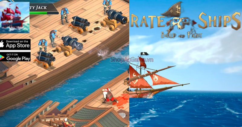 Pirate Ships Build and Fight